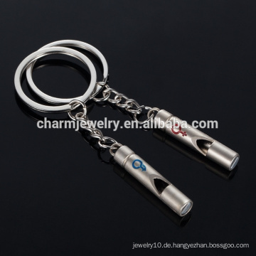 Paar-Pfeife Schlüsselanhänger Schlüsselring für Liebhaber-kreatives Geschenk Keychain Schatz-Schlüsselkette YSK006